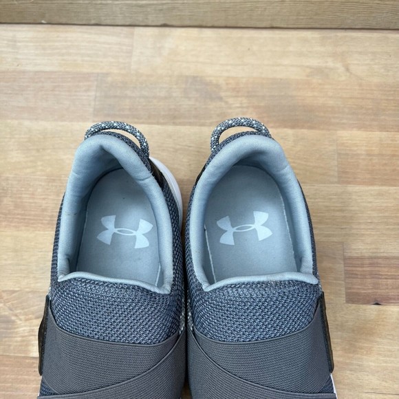 Women's Under Armour Precision X Sneaker Size 8 Gray Comfort Shoe - Picture 8 of 9